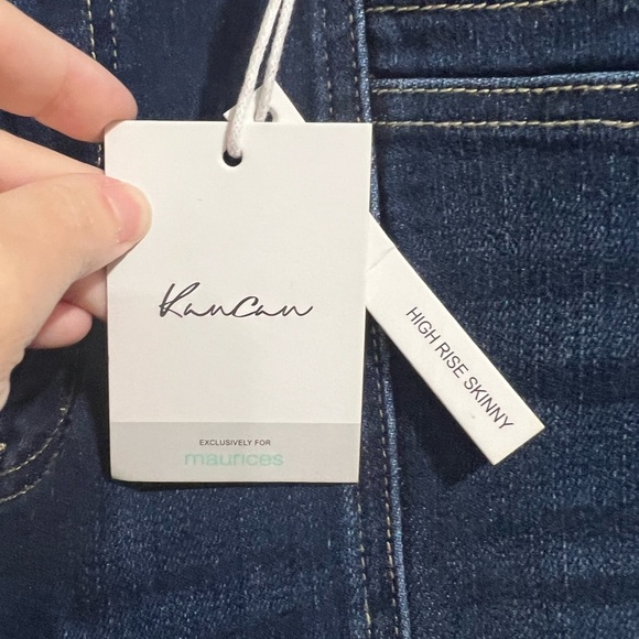 New NWT KanCan 30x29 jeans high rise‎ skinny dark wash - Picture 5 of 11